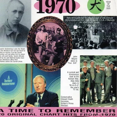 A Time to Remember: 1970 by Various Artists - album cover