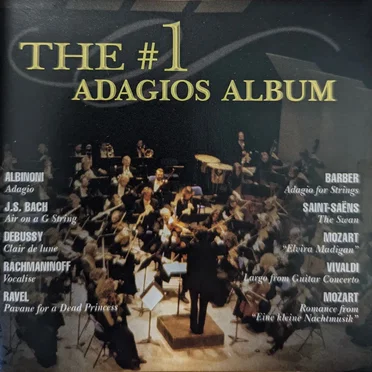 The #1 Adagios Album by Various Artists - album cover