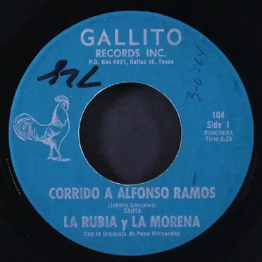 Corrido a Alfonso Ramos / No puedo olvidarte