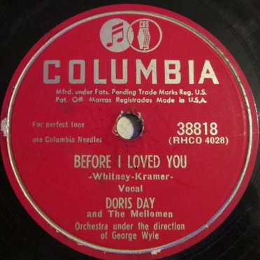 Before I Loved You / I Didn't Slip - I Wasn't Pushed - I Fell