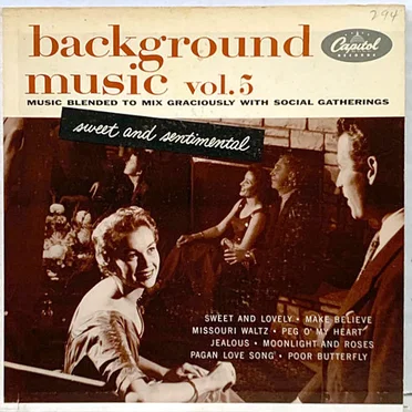 Background Music - Sweet and Sentimental by Bill Loose and His Orchestra - album cover