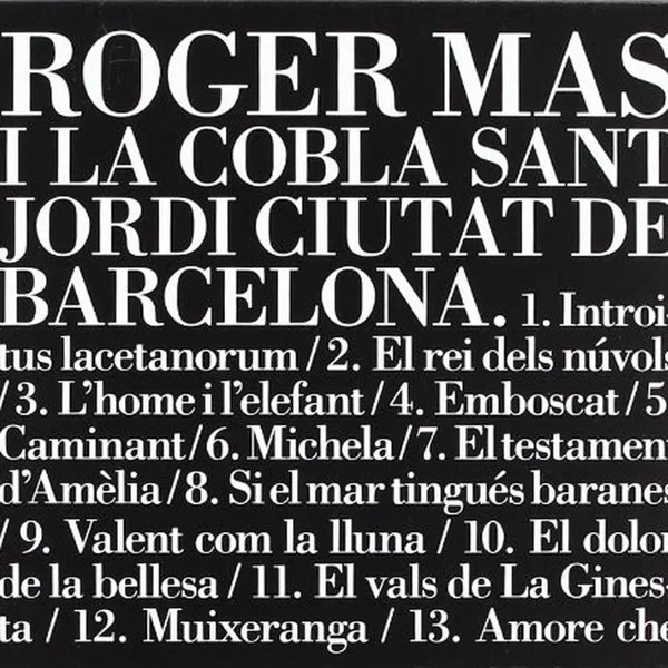 Roger Mas i la Cobla Sant Jordi Ciutat de Barcelona
