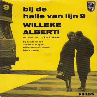 Bij de halte van lijn 9