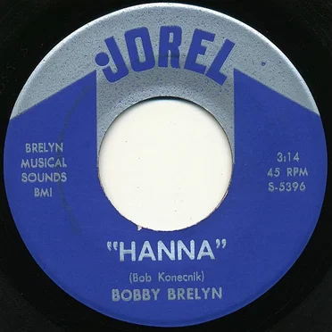 Hanna / I Know I'll Cry Tomorrow by Bobby Brelyn - album cover