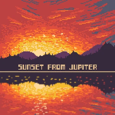 Sunset from Jupiter by Galantron - album cover