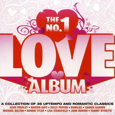 The No. 1 Love Album by Various Artists - album cover