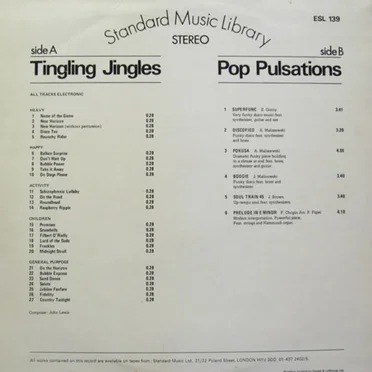 Tingling Jingles / Pop Pulsations by Various Artists - album cover