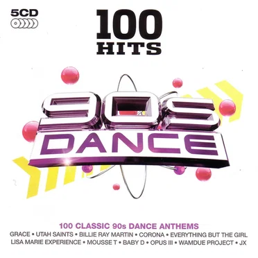 100 Hits: 90s Dance by Various Artists - album cover