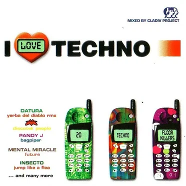 I Love Techno by Various Artists - album cover