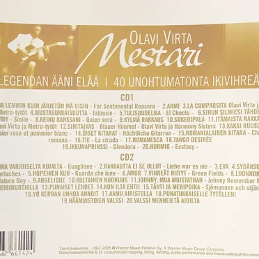 Mestari: Legendan ääni elää: 40 unohtumatonta ikivihreää