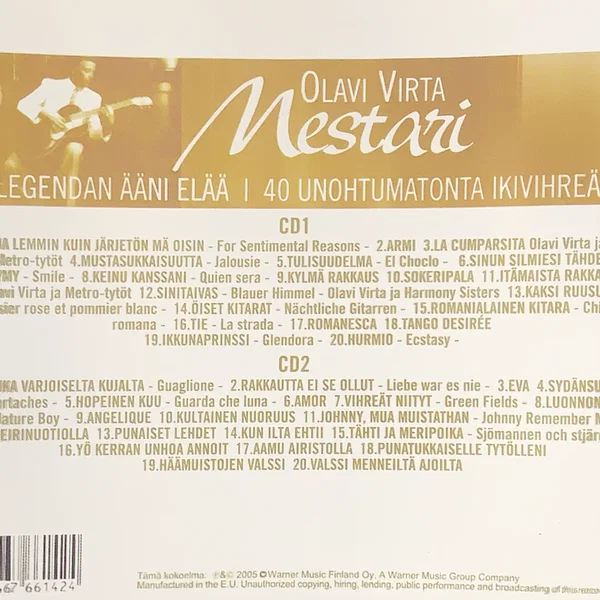 Mestari: Legendan ääni elää: 40 unohtumatonta ikivihreää
