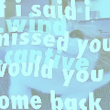 a home by if i said i missed you would you come back - album cover