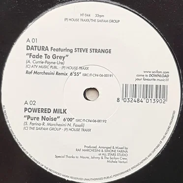 Fade To Grey / Pure Noise