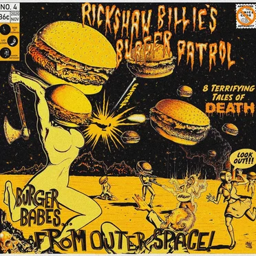 Burger Babes… FROM OUTER SPACE! by Rickshaw Billie’s Burger Patrol - album cover