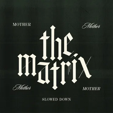 The Matrix (slowed down)
