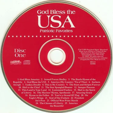 God Bless the USA (25 Patriotic Favorites) by Various Artists - album cover