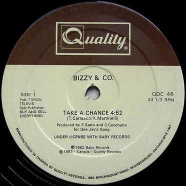 Take a Chance by Bizzy & Co. - album cover