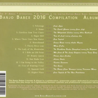 Banjo Babes: 2016 Compilation Album by Various Artists - album cover