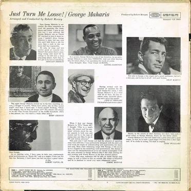 Just Turn Me Loose! by George Maharis - album cover