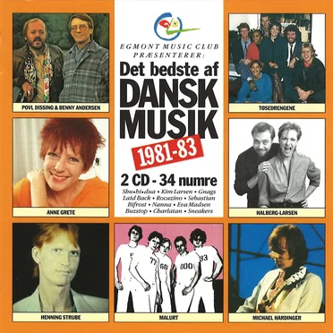 Det bedste af dansk musik 1981-83 by Various Artists - album cover