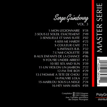 Serge Gainsbourg, Vol. 3
