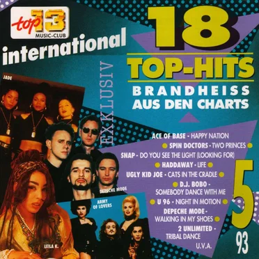 18 Top Hits aus den Charts • 5/93 by Various Artists - album cover
