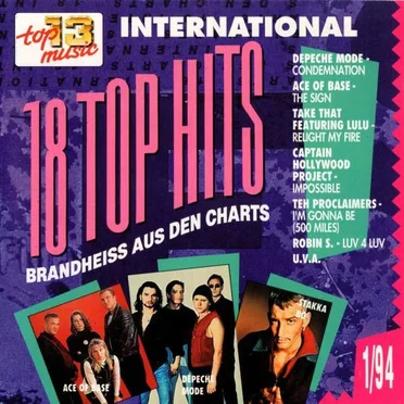 18 Top Hits 1/94 by Various Artists - album cover
