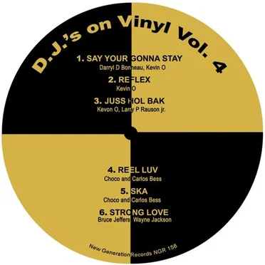 DJ's On Vinyl, Vol. 4 by Various Artists - album cover