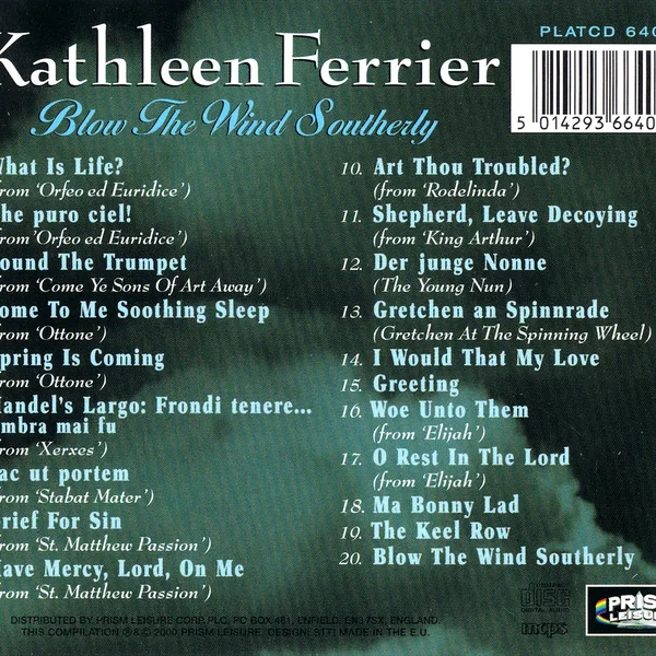 Blow the wind southerly