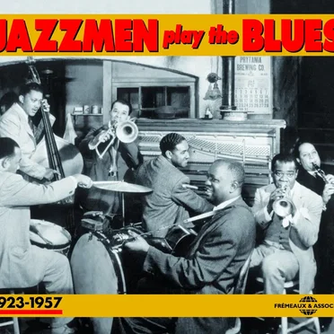 Jazzmen Play the Blues 1923-1957 by Various Artists - album cover