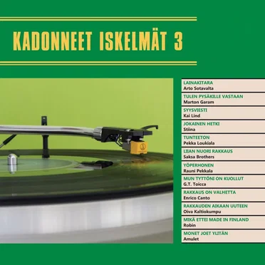 Kadonneet iskelmät 3 by Various Artists - album cover