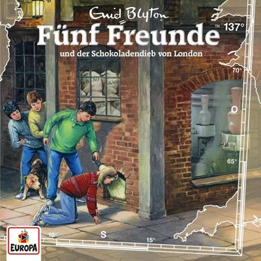 Fünf Freunde, Episode 137: und der Schokoladendieb von London by Enid Blyton - album cover