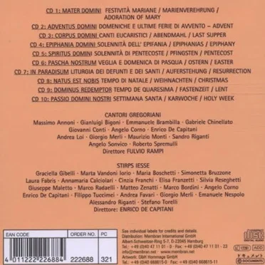 Canto Gregoriano by Various Artists - album cover
