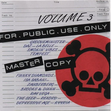 For Public Use Only, Volume 3 by Various Artists - album cover