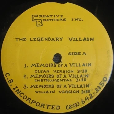 Memoirs of a Villain