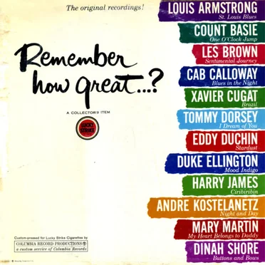 Remember How Great? by Various Artists - album cover