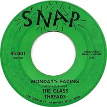 Monday's Fading / You'll Know The Pain by The Glass Threads - album cover