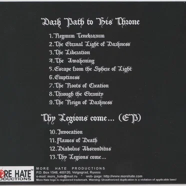 Dark Path to His Throne