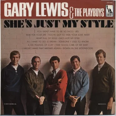 She’s Just My Style by Gary Lewis & the Playboys - album cover