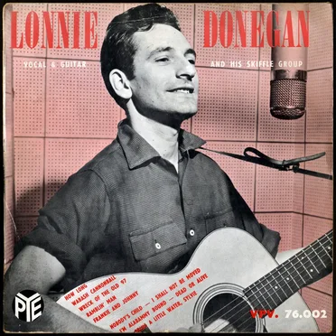 Vocal & Guitar by Lonnie Donegan & His Skiffle Group - album cover