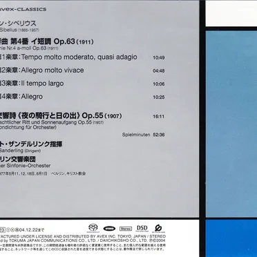 Sinfonie Nr. 4 a-moll, op. 63 / Nachtlicher Ritt und Sonnenaufgang