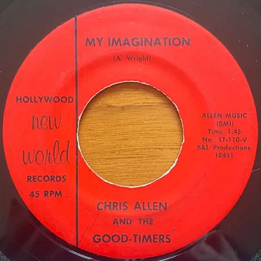 My Imagination / Sorry 'Bout That by Chris Allen and the Good-Timers - album cover