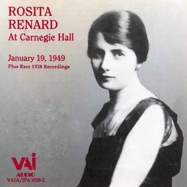 Rosita Renard At Carnegie Hall