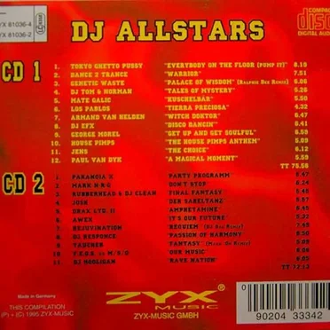 DJ Allstars by Various Artists - album cover