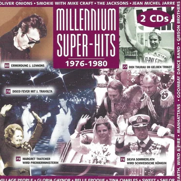 Millennium Super-Hits: 1976-1980 by Various Artists - album cover