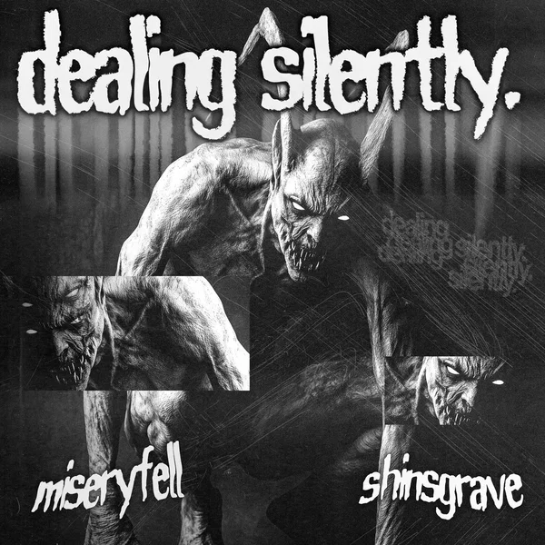 dealing silently.