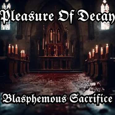 Blasphemous Sacrifice by Pleasure of Decay - album cover