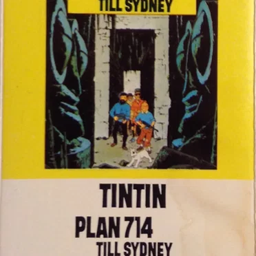 Tintin: Plan 714 till Sydney by Hergé - album cover