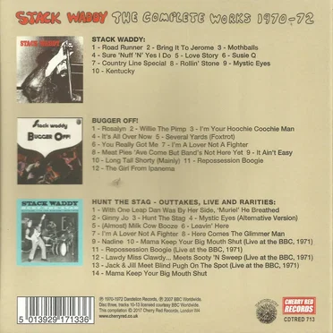 So Who The Hell Is Stack Waddy? The Complete Works 1970-72 by Stack Waddy - album cover