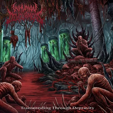 Transcending Through Depravity by Inhuman Devourment - album cover